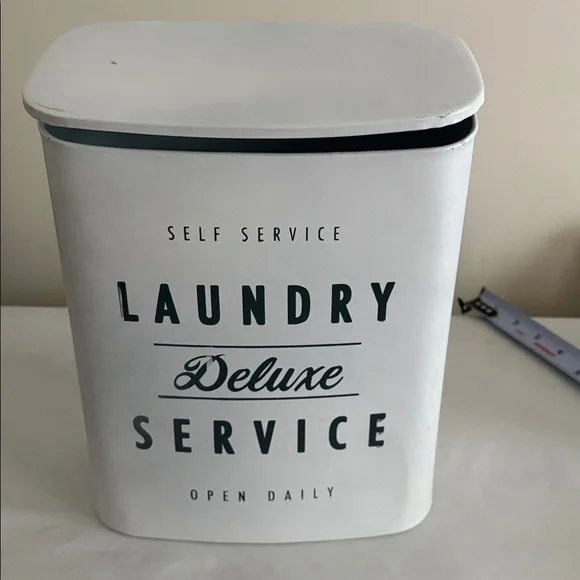 Better Homes & Gardens White Laundry Storage Bins lint keeper and soap holder - Picture 6 of 9